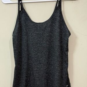 Old Navy Gray Fitted Camisole Top